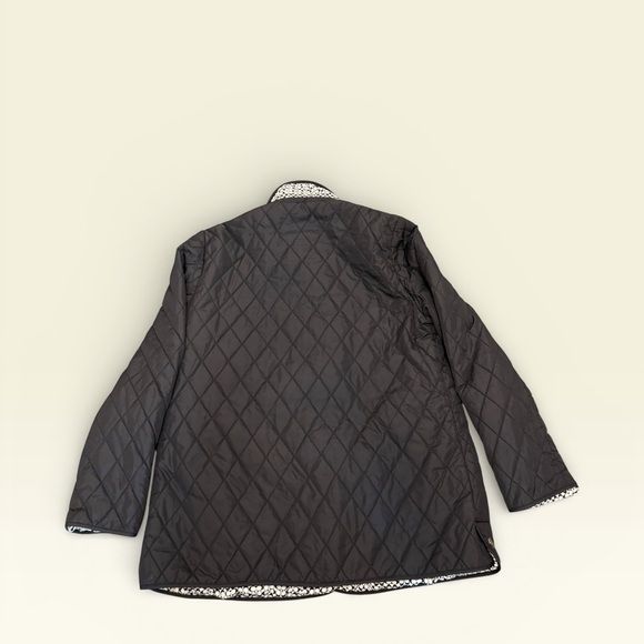Coach Black Quilted Jacket Monogram Interior - Picture 3 of 8